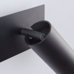 Светодиодный настенный светильник с поворотными плафонами 20066/2 LED черный/золото — изображение 3