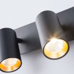 Светодиодный настенный светильник с поворотными плафонами 20066/2 LED черный/золото — изображение 5