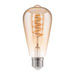 Филаментная светодиодная лампа Dimmable ST64 5W 2700K E27 тонированная BLE2746 — изображение 2