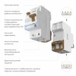 W912P404 / Устройство защитного отключения 1P+N 40 А 300 mA  AC 6 kA — изображение 2