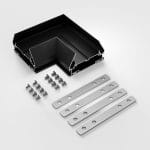 Коннектор угловой для монтажа в натяжной потолок однофазного шинопровода черный 85235/00 — изображение 2