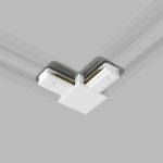 TRC-1-1-L-WH / Коннектор угловой для однофазного шинопровода (белый)