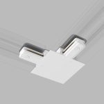 TRCM-1-1-L-WH / Коннектор угловой для однофазного встраиваемого шинопровода (белый)