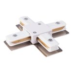 TRC-1-1-X-WH / Коннектор X-образный для однофазного шинопровода (белый) — изображение 2