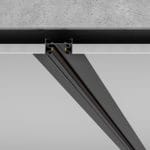 Встраиваемый однофазный шинопровод черный (1м.) 85082/00