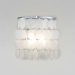 Бра с перламутром 60084/2 хром/перламутр