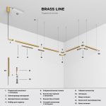 Brass Line Трековый светильник 10W 3000K (латунь) 85528/01 — изображение 11