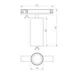 Brass Line Трековый светильник 10W 4000K (латунь) 85525/01 — изображение 9