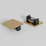 Brass Line Заглушки для накладного шинопровода (латунь) (2шт) 85230/00 — изображение 2