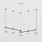 Esthetic Magnetic Декоративная стойка с вводом питания  (с местом под  трансформатор) h124mm SMALL 85140/00 — изображение 10