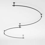 Esthetic Magnetic Шинопровод Round (черный) (1800?) 85218/00 — изображение 4