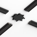 Flat Magnetic Четырёхсторонний соединитель для накладного шинопровода (чёрный) 85003/00 — изображение 4