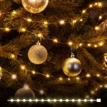 Гирлянда нить "роса" теплый белый 10М IP20 400-009