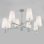 Классическая люстра с абажурами 60137/8 хром — изображение 2