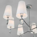 Классическая люстра с абажурами 60137/8 хром — изображение 3