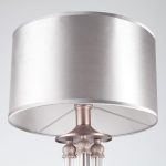 Классический торшер с абажуром 01046/1 сатин-никель — изображение 2