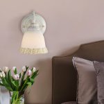 Классическое бра со стеклянным плафоном 60107/1 белый с золотом — изображение 4