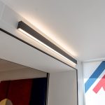 Линейный светодиодный накладной двусторонний светильник 103см 40W 3000K черная шагрень (101-100-40-103) — изображение 2