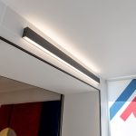 Линейный светодиодный накладной двусторонний светильник 103см 40W 4200K черная шагрень (101-100-40-103) — изображение 2