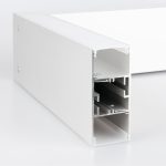 Линейный светодиодный накладной односторонний светильник 103см 20W 4200K матовое серебро (101-100-30-103) — изображение 4