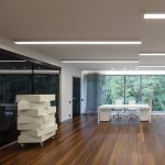 Линейный светодиодный накладной односторонний светильник 78см 15W 6500K матовое серебро (101-100-30-78) — изображение 2