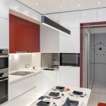 Линейный светодиодный подвесной односторонний светильник 128см 25W 4200K черная шагрень (101-200-30-128) — изображение 2