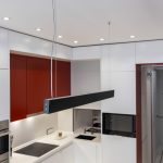 Линейный светодиодный подвесной односторонний светильник 128см 25W 4200K черная шагрень (101-200-30-128) — изображение 3