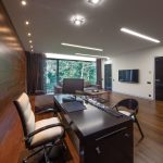 Линейный светодиодный встраиваемый светильник 53см 10W 3000K матовое серебро (101-300-53) — изображение 6