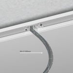 LL-2-ALP024 Встраиваемый гибкий алюминиевый профиль под ГКЛ 9,5мм (под ленту до 9,5mm) LL-2-ALP024 — изображение 2