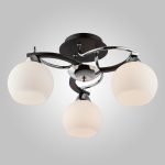 Люстра потолочная 9654/3 хром/черный