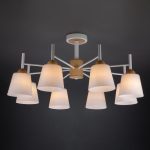 Люстра потолочная с плафонами 70085/8 белый — изображение 3