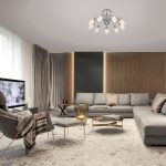 Люстра потолочная с плафонами из стекла 22080/9 хром — изображение 2