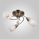 Люстра с хрусталем 30100/3 античная бронза