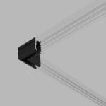 Mini Magnetic Коннектор угловой для накладного шинопровода (черный) 85179/00