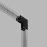 Mini Magnetic Коннектор угловой внутренний для накладного шинопровода Round (черный) 85216/00