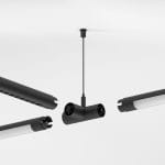 Module System Набор для подвеса  Т-образный с питанием (черный) 85189/00 — изображение 4