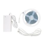 Комплект светодиодной ленты 12 В 9,6 Вт/м 120 Led/м 2835 IP20, дневной белый 4200 K, 5 м Набор светодиодной ленты 12V 9,6W 120Led 2835 IP20 дневной белый, 5м — изображение 3