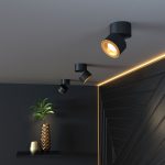 DLR031 15W 4200K 3100 черный матовый/золото — изображение 4