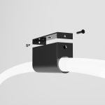 Накладные крепления для круглого гибкого неона Full light черный FL 28100 — изображение 3