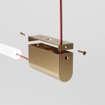 Накладные крепления для круглого гибкого неона Full light латунь FL 28101 — изображение 4