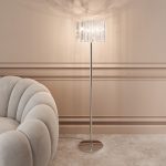 Напольный светильник с хрусталем 109011 хром — изображение 3