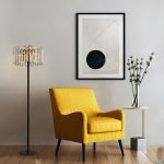 Напольный светильник 01150/3 черный/золото — изображение 4