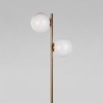 Напольный светильник со стеклянным плафоном 01158/2 латунь — изображение 2