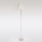 Торшер с абажуром белый с золотом 01003/1 белый с золотом