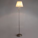 Классический торшер с абажуром 01023/1 серебро — изображение 2