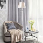 Классический торшер с абажуром 01023/1 серебро — изображение 4