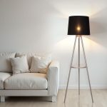 Торшер на треноге черный 1091 lozano — изображение 5