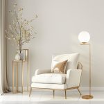 Торшер в стиле Loft 01083/1 латунь — изображение 4