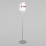 Торшер с декоративным плафоном 01110/4 никель