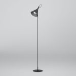 Напольный светильник со стеклянным плафоном 01187/1 черный — изображение 2